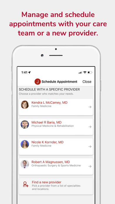 Ohio State MyHealth Screenshot
