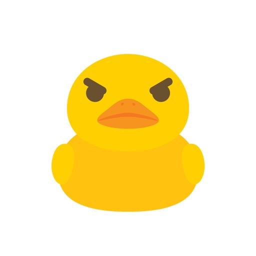 Angry Duckling Stickers