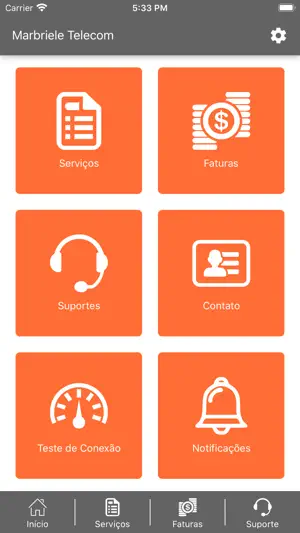 Marbriele Telecom screenshot 2