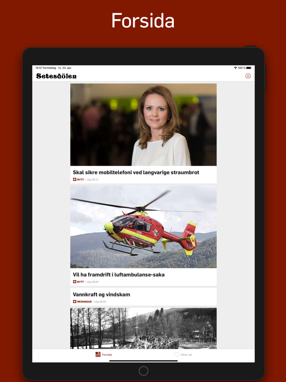 Screenshot #4 pour Setesdølen nyheitsapp