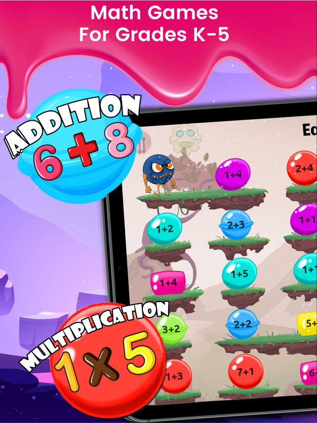 ‎Monster Math : Kids Fun Games Screenshot