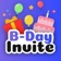 Birthday Invitation Maker ° app icon - Graphics & Design app for iPhone
