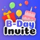 Birthday Invitation Maker ° app icon - Graphics & Design app for iPhone