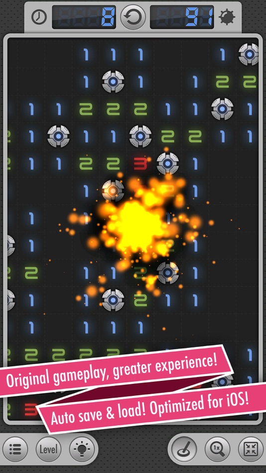 #1. Minesweeper X: Classic Reboot (iOS) 来自: CONG TY TNHH SKYPAW