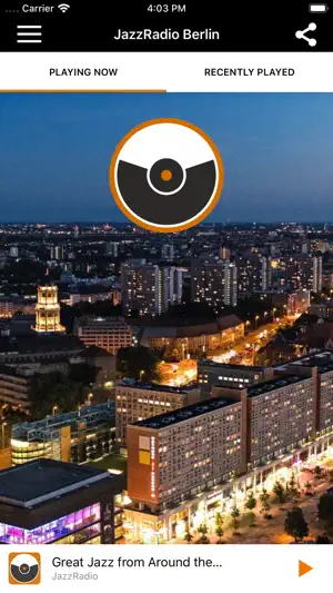 JazzRadio Berlin screenshot 1