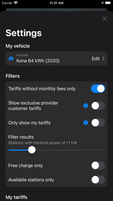 Chargeprice Screenshot