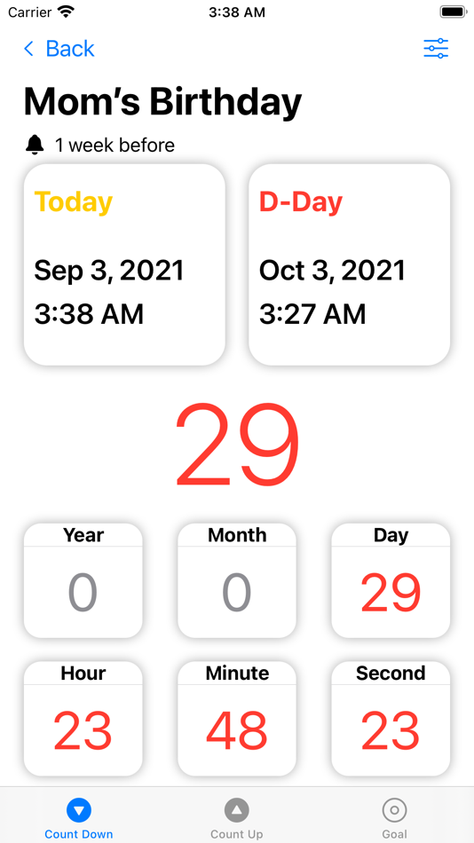#1. Day Counter : Count Down & Up (macOS) 게시자: SeungJun Lee