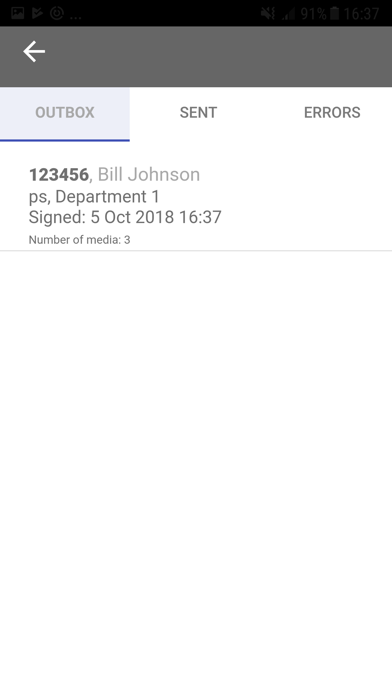App screenshot