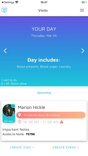Nursebuddy for Carers screenshot 2