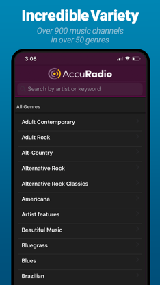 AccuRadio: Curated Music Radio screenshot 3