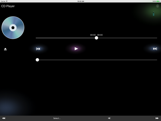 CD Player iPad app afbeelding 1