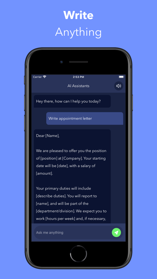 #3. AI Chat Bot - Poly Chat Master (iOS) 게시자: Bhavinkumar Satashiya