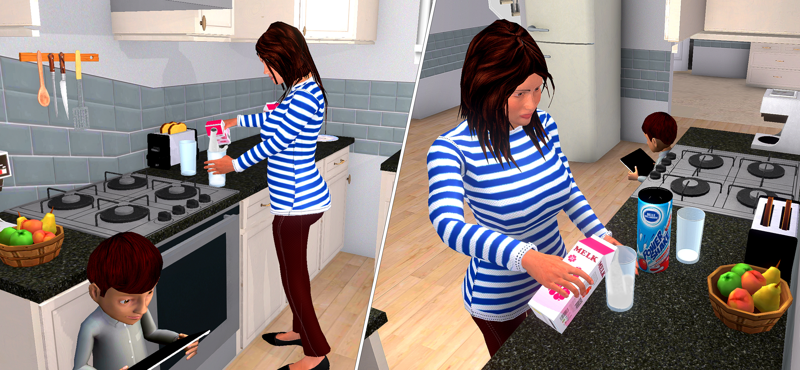 Virtual Mom and Dad Simulator