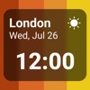 World Clock Widget & Weather icon