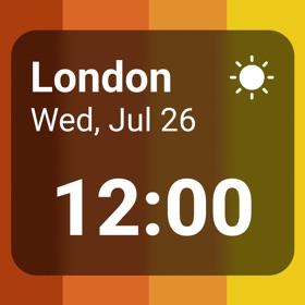 螢幕擷取畫面 (4) World Clock Widget & Weather