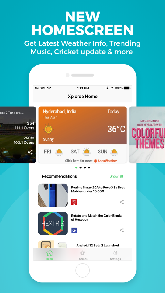 #7. Xploree AI Keyboard (iOS) 由: KeyPoint Technologies