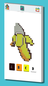 Color with number pixel art 3D screenshot