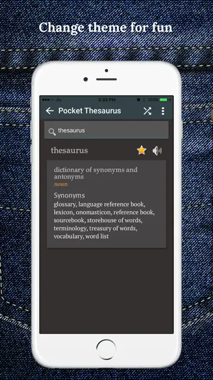 Screenshot 5 di 5 di Pocket Thesaurus