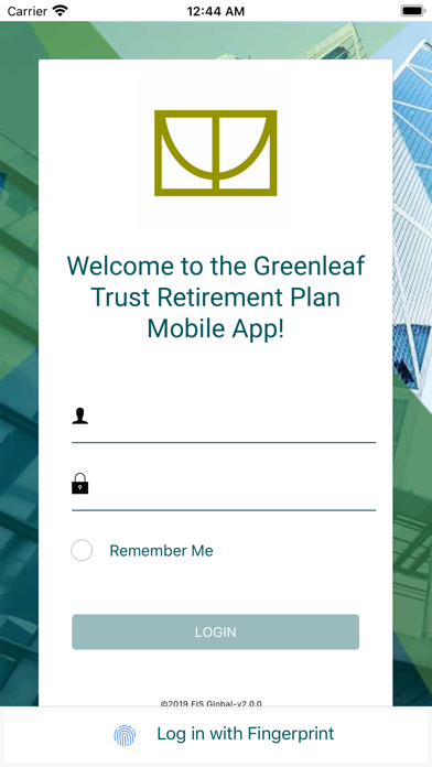 Greenleaf Trust Retirement Screenshot