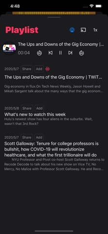 Weekly Podcast Player Screenshot 6 of 6