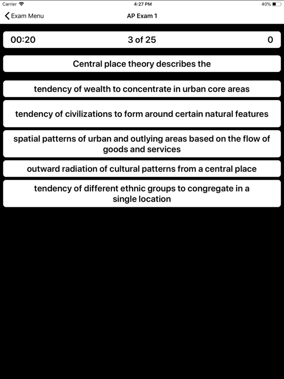 AP Human Geography Prep iPad screenshot