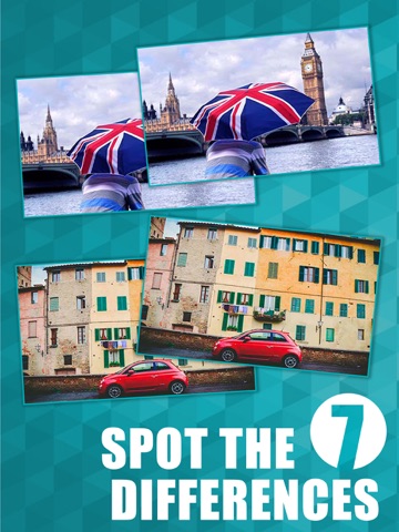 Find 7 Differences Game Spot iPad screenshot
