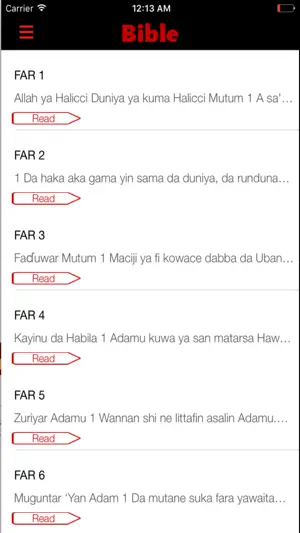 Hausa Littafi Mai Tsarki screenshot 2