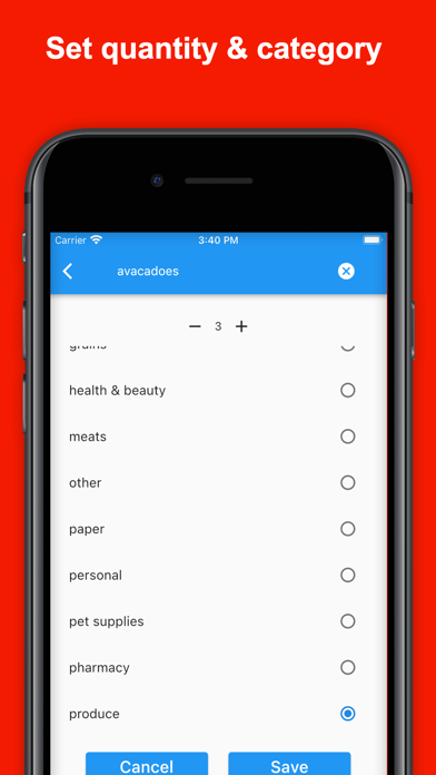SwiftLists: Grocery Check List Screenshot