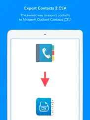 contacts to outlook csv file ipad images 1