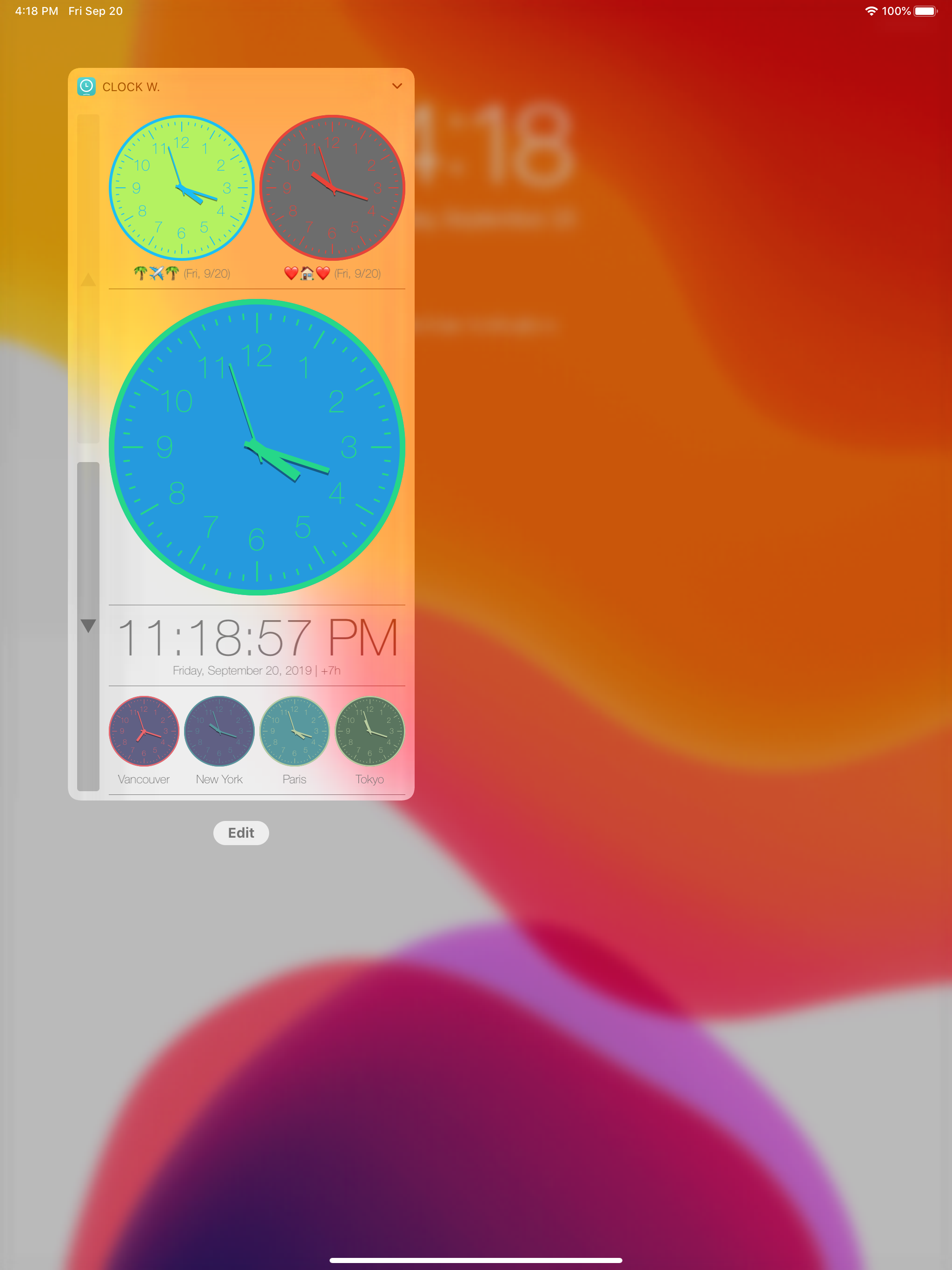 Clock Widget