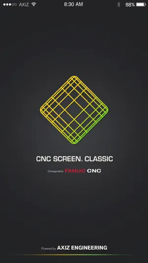 CNC SCREEN correspond to FANUC screenshot 1