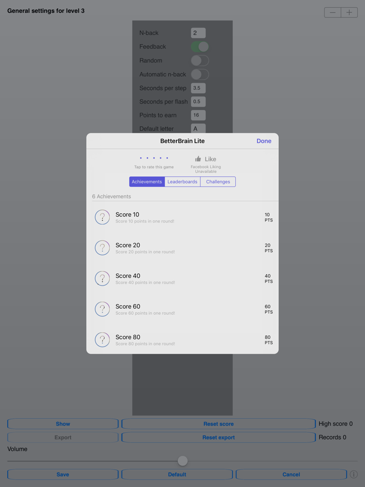 #4. Better Brain Lite (iOS) 来自: Peter Schorn