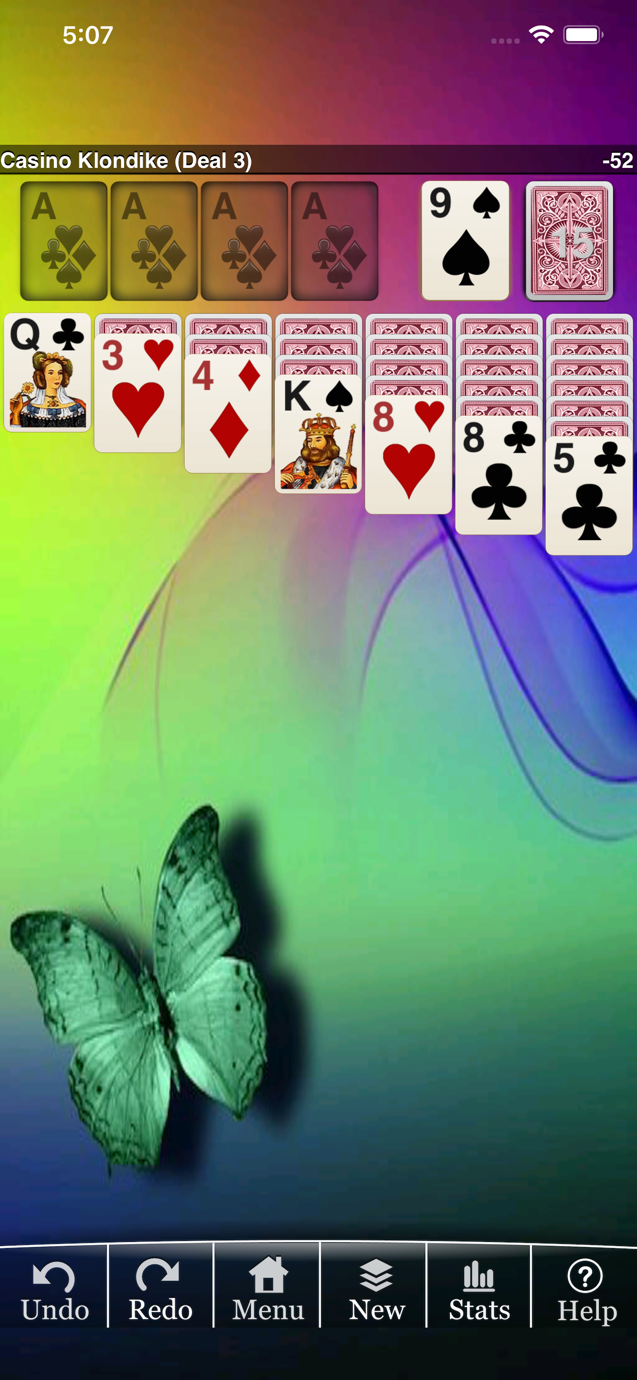 Eric's Klondike Solitaire screenshot 6