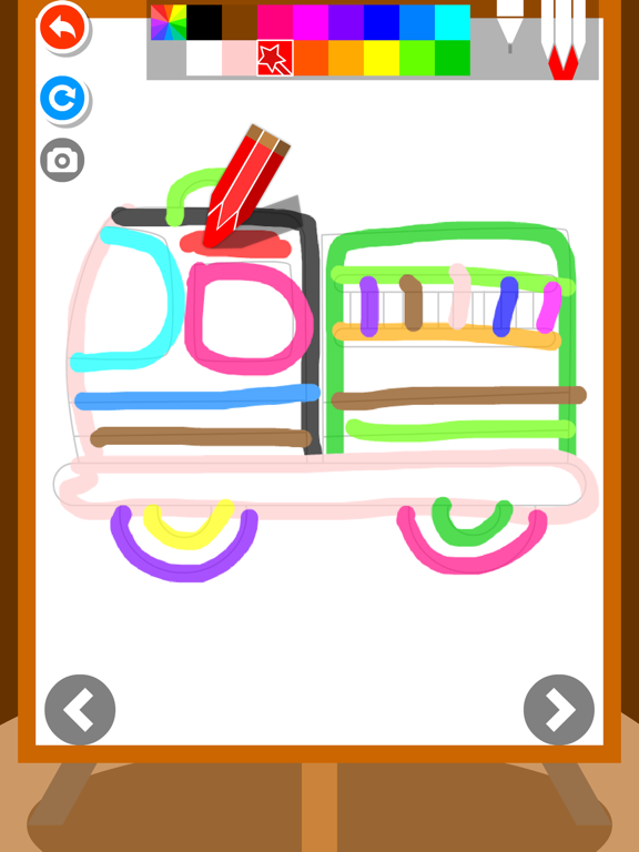 Screenshot #5 pour Car puzzle Coloring Games
