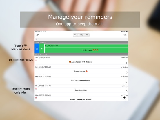 Screenshot #5 pour Rappels - Beep Me Pro