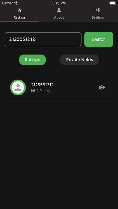 The Advisor App Screenshot