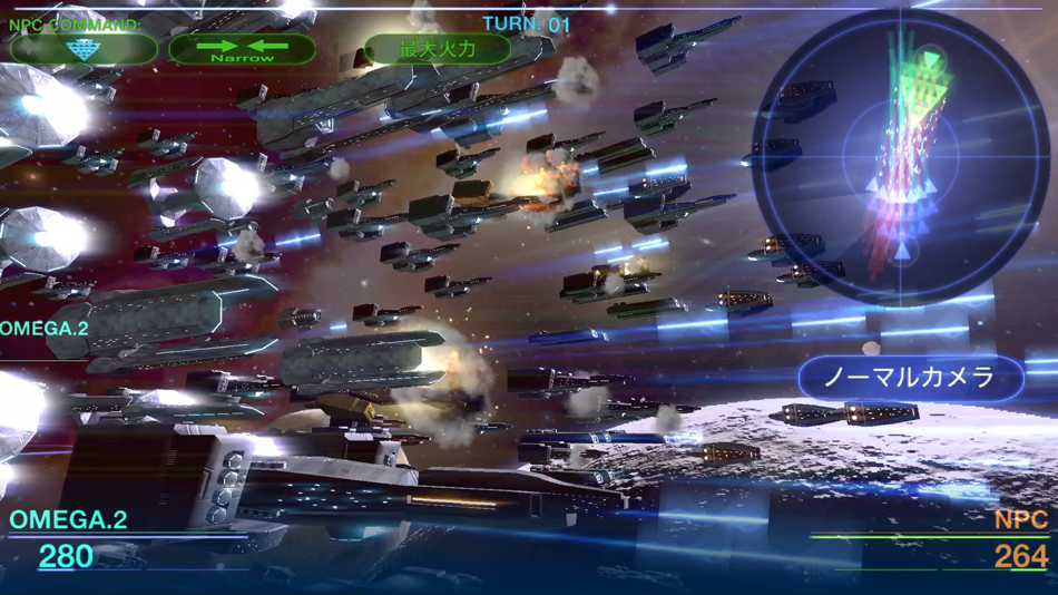 #1. Celestial Fleet (iOS) Podle: OMEGA POINT