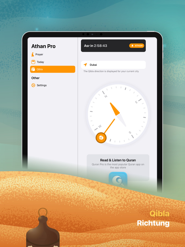 ‎Gebetszeiten - Athan Pro Screenshot