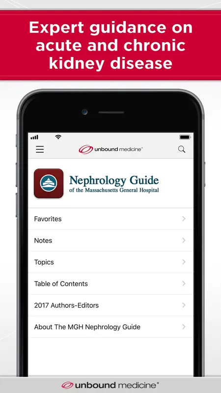 MGH Nephrology Guide screenshot 1 of 5