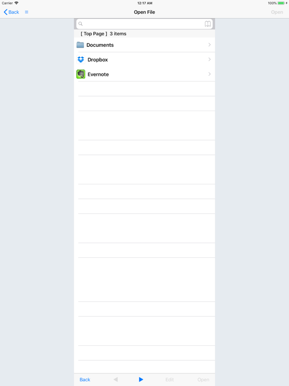 iWriters iPad screenshot 4 - Productivity app