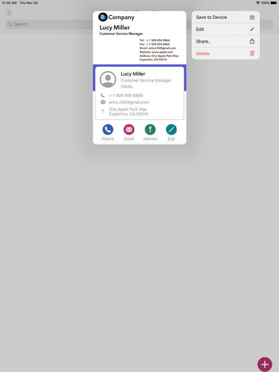 Screenshot #6 pour Visty - Scan Cartes de Visite