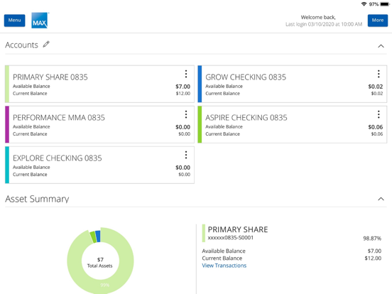 Screenshot #6 pour MAX Mobile Banking