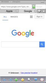Isolate Browser screenshot
