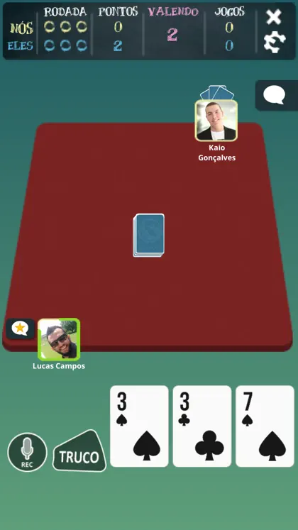 Screenshot 5 di 6 di Truco Brasil - Truco online