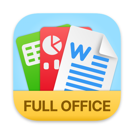 Full Office - DOCX, XLSX, PPTX app icon
