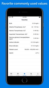 Lab Values Pro: Lab reference screenshot