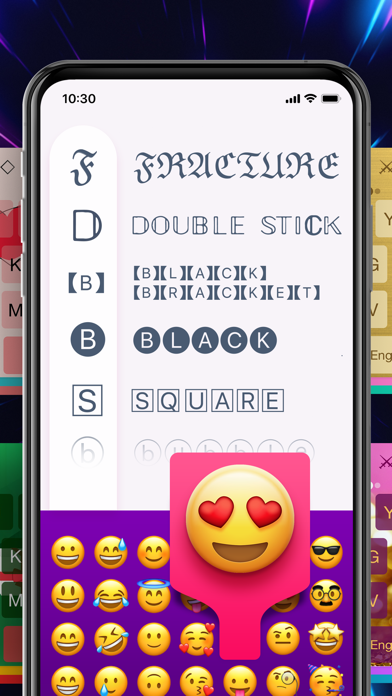 Screenshot #2 pour ASCII - Clavier Ecriture Texte