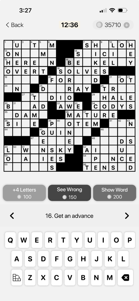 Classic Crossword Puzzles screenshot 2