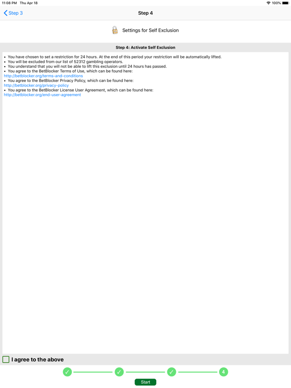 Screenshot #5 pour BetBlocker: Gambling Exclusion