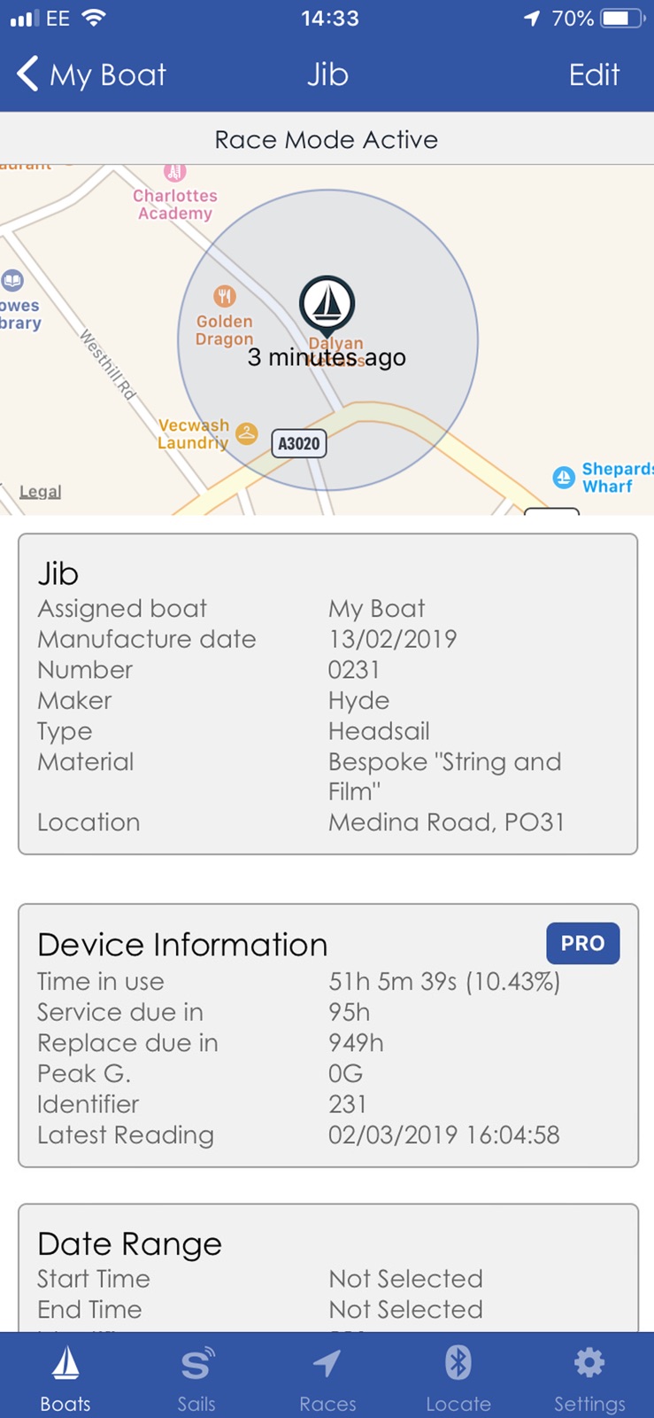 Smart-Sail iphone screenshot 1